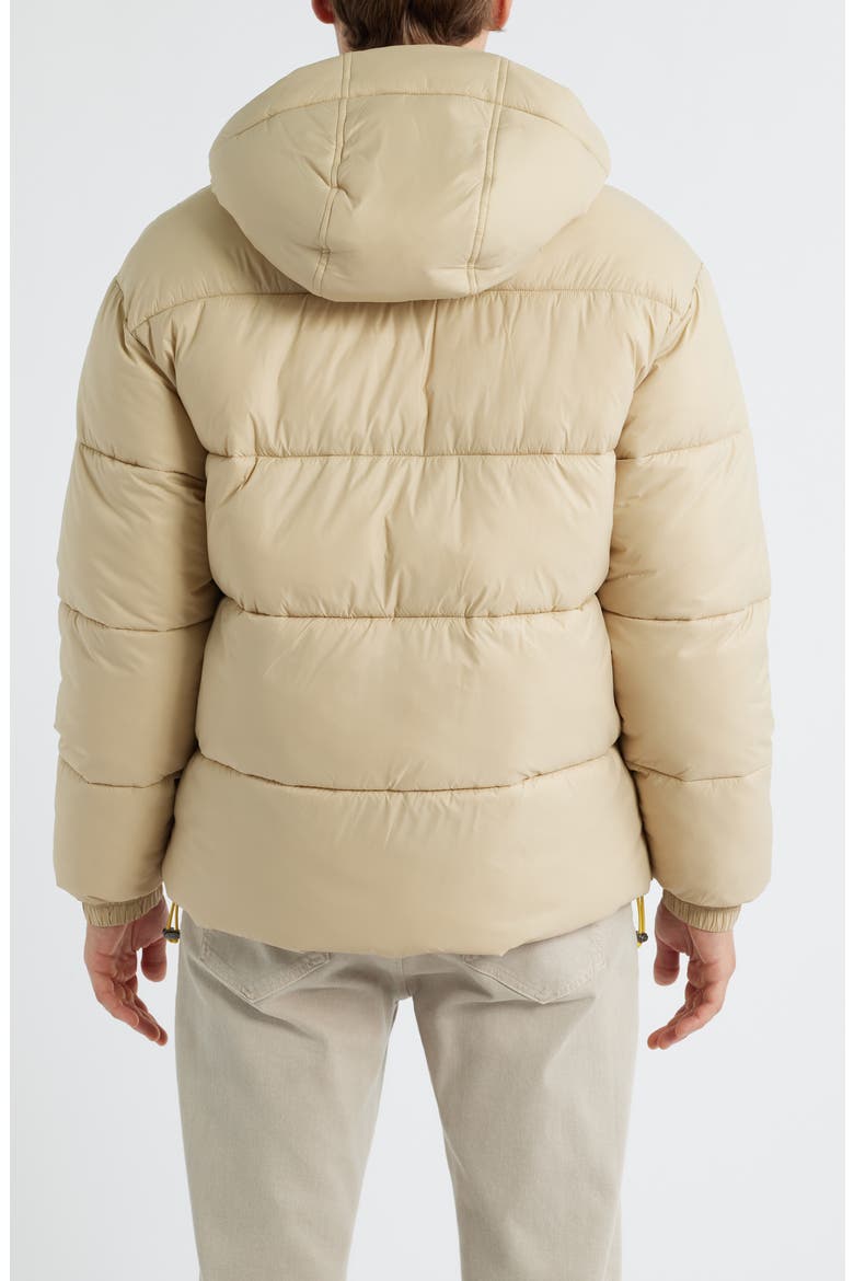 Xayden UGGbraid Quilted Puffer Jacket, Alternate, color, MUSTARD SEED / SUMMER WHEAT