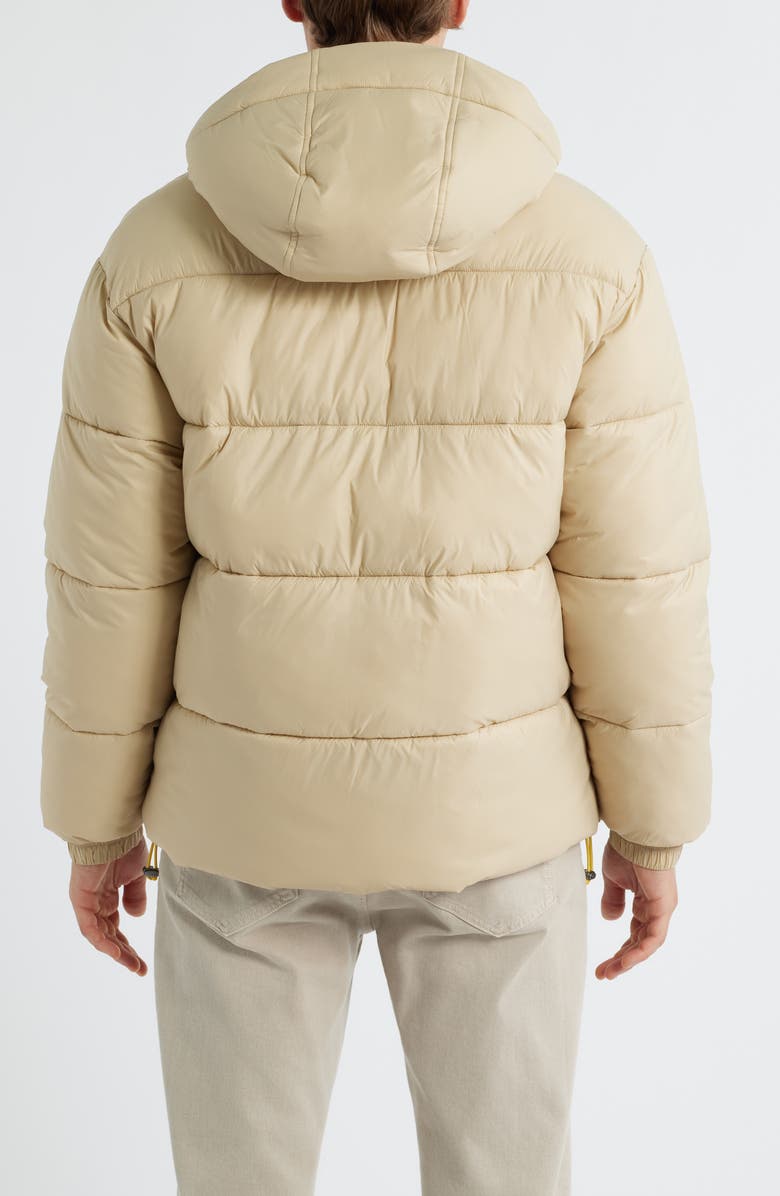 UGG<sup>®</sup> Xayden UGGbraid Quilted Puffer Jacket, Alternate, color, Mustard Seed / Summer Wheat