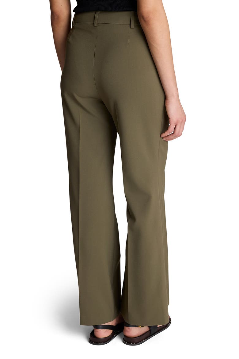 Mid Rise Flare Pants, Alternate, color, TURTLE GREEN