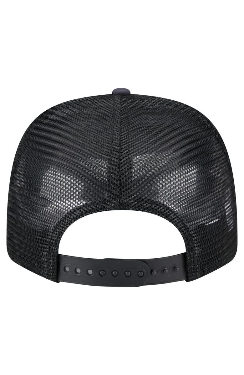 New Era Men's New Era Black Los Angeles Angels Adventure Drinks Pattern 9SEVENTY Stretch-Snap Hat, Alternate, color, Navy