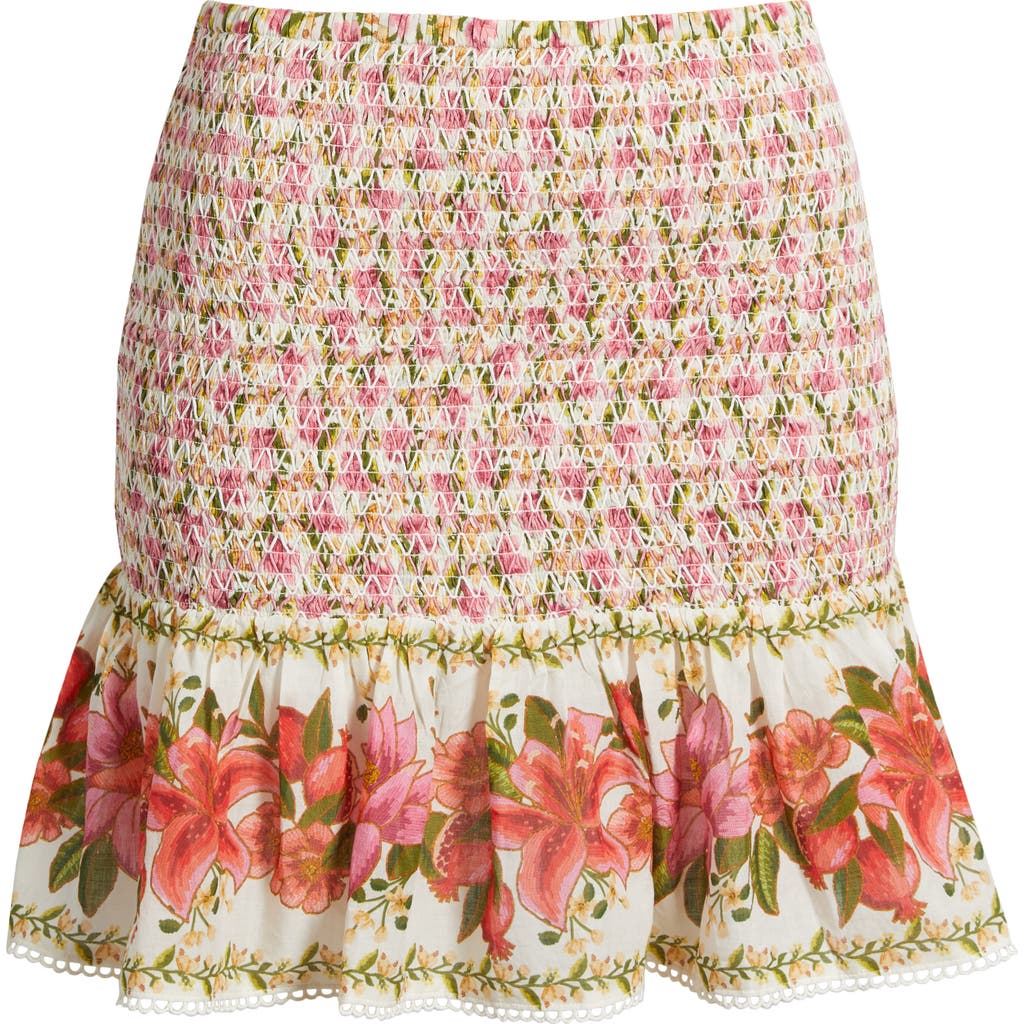 FARM RIO FARM RIO FLORAL PRINT MINISKIRT