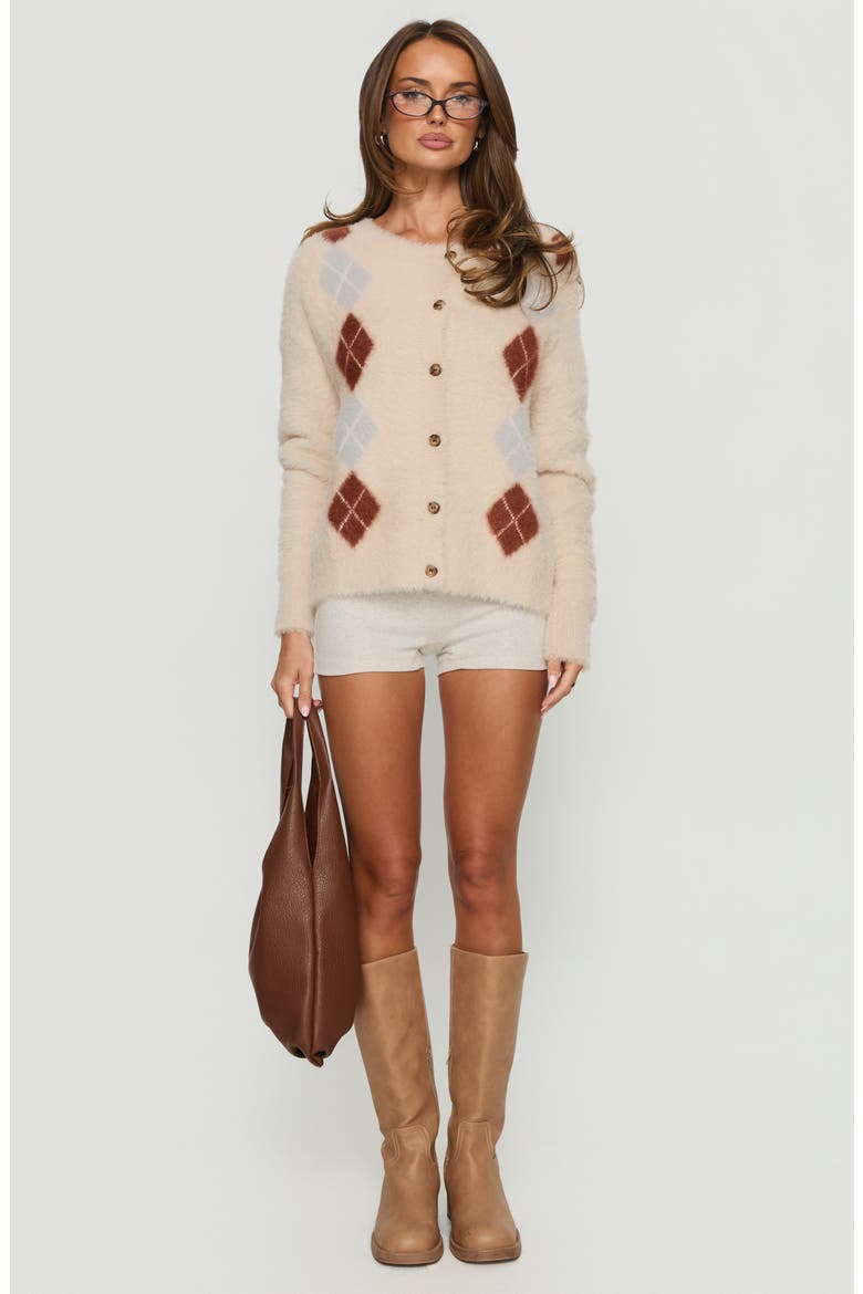 Nancey Argyle Cardigan, Alternate, color, MULTI