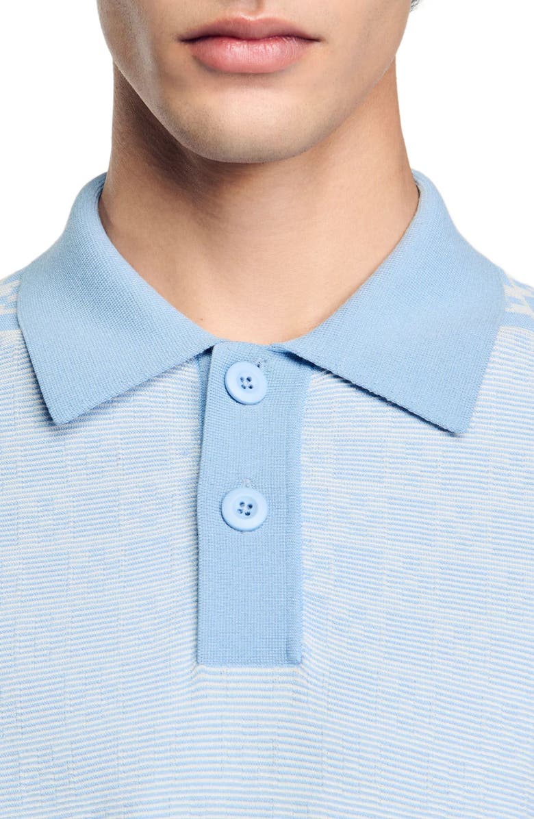 SANDRO Square Cross polo shirt, Alternate, color, 