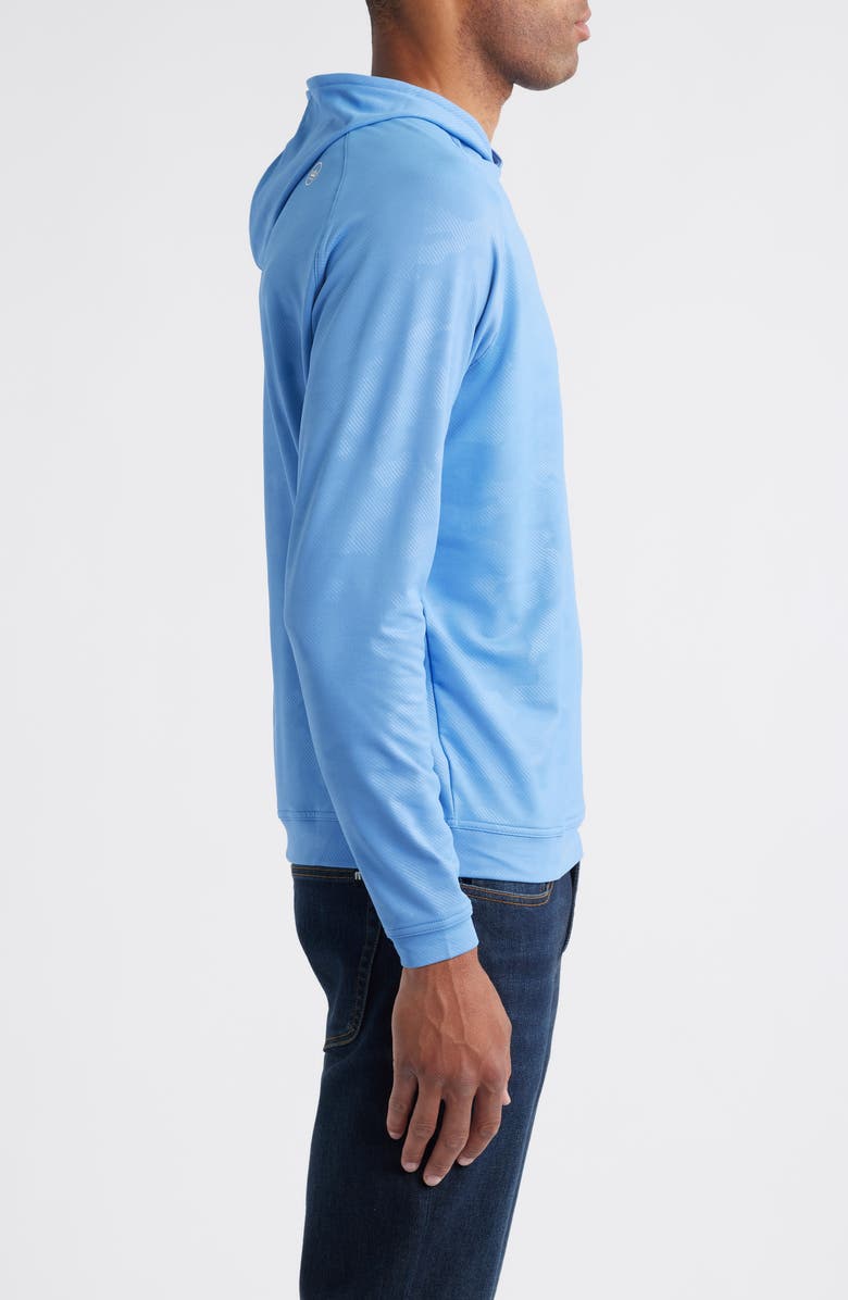 Peter Millar Pine Camo Performance Hoodie, Alternate, color, Evening Tide