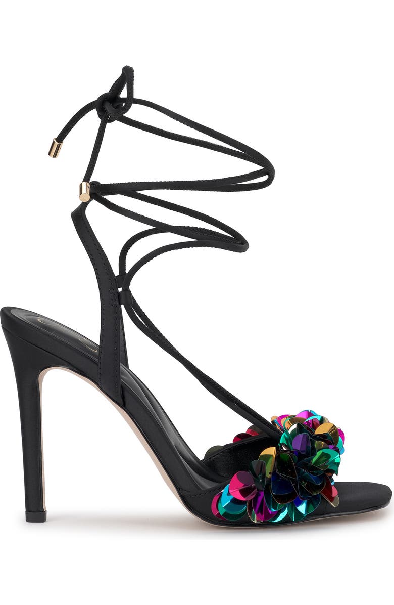 Jessica Simpson Oveny Ankle Wrap Sandal, Alternate, color, Black