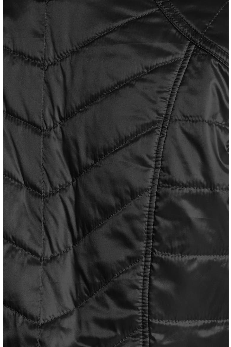 'Campera' Convertible Bomber Jacket, Alternate, color, BLACK