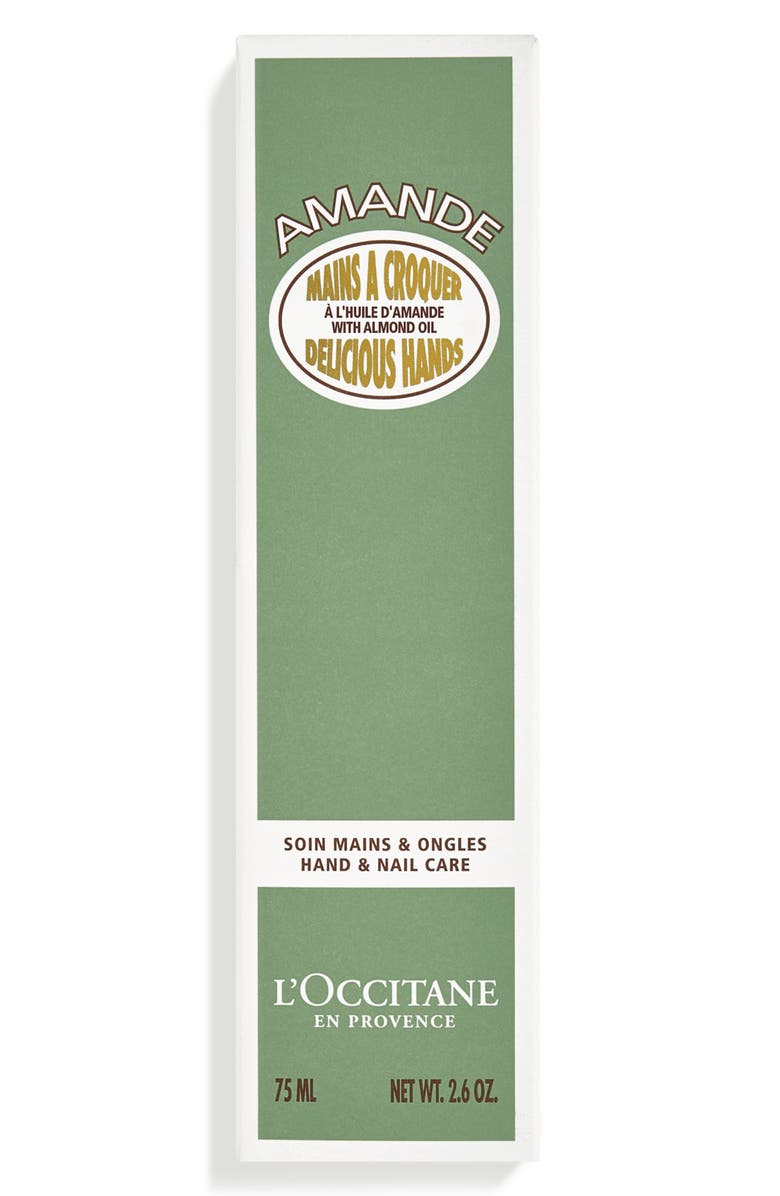 L'Occitane Almond Delicious Hand Cream, Alternate, color, Almond