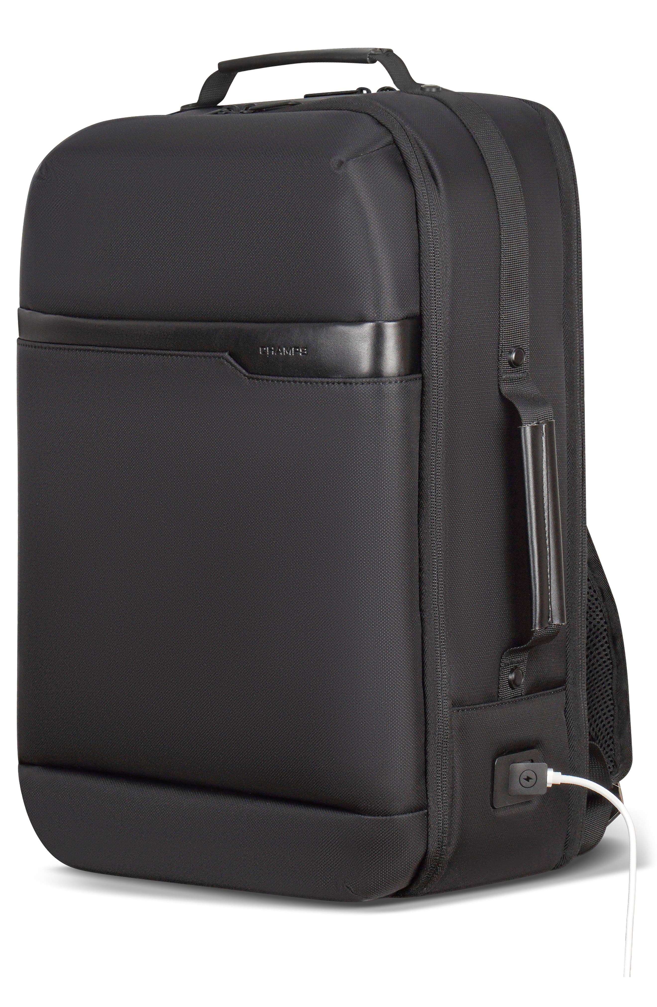 CHAMPS Waterproof Nylon Backpack, Alternate, color, Black
