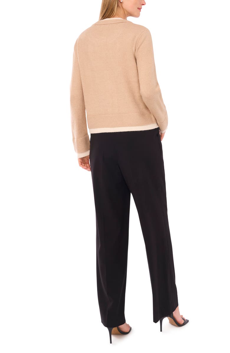 Ted Baker Layered Cardigan, Alternate, color, Coastal Beige