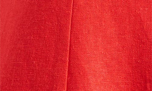Wayf Sleeveless Button-front Mini Dress In Red