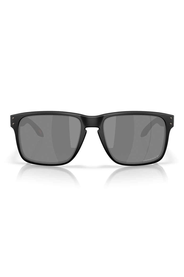 Holbrook XXL 61mm Polarized Rectangle Sunglasses, Main, color, MATTE BLACK / PRIZM BLACK