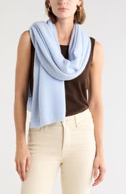 Nordstrom Cashmere Rib Scarf