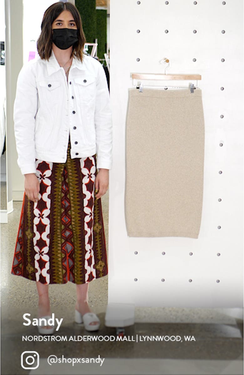 Rib Sweater Skirt, sales video thumbnail