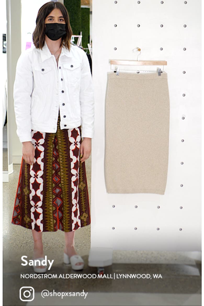 Rib Sweater Skirt video
