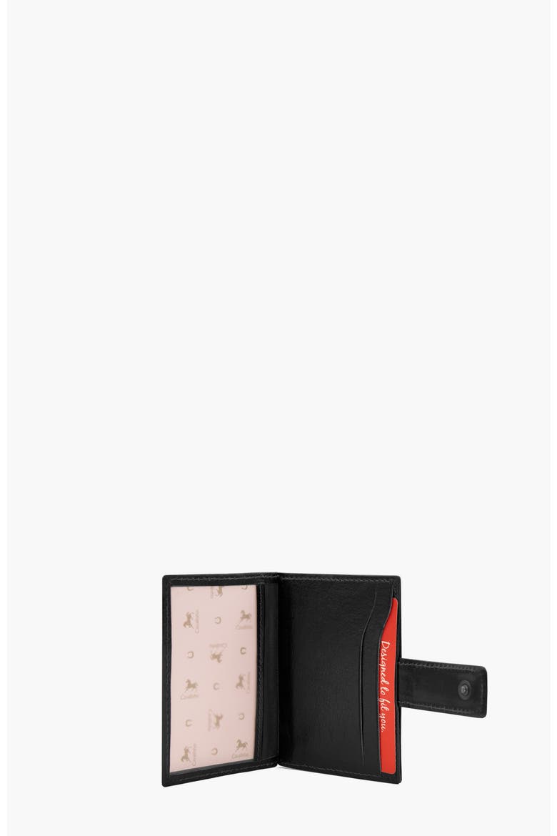 Gentleman Leather Card Holder Wallet 576, Alternate, color, Black