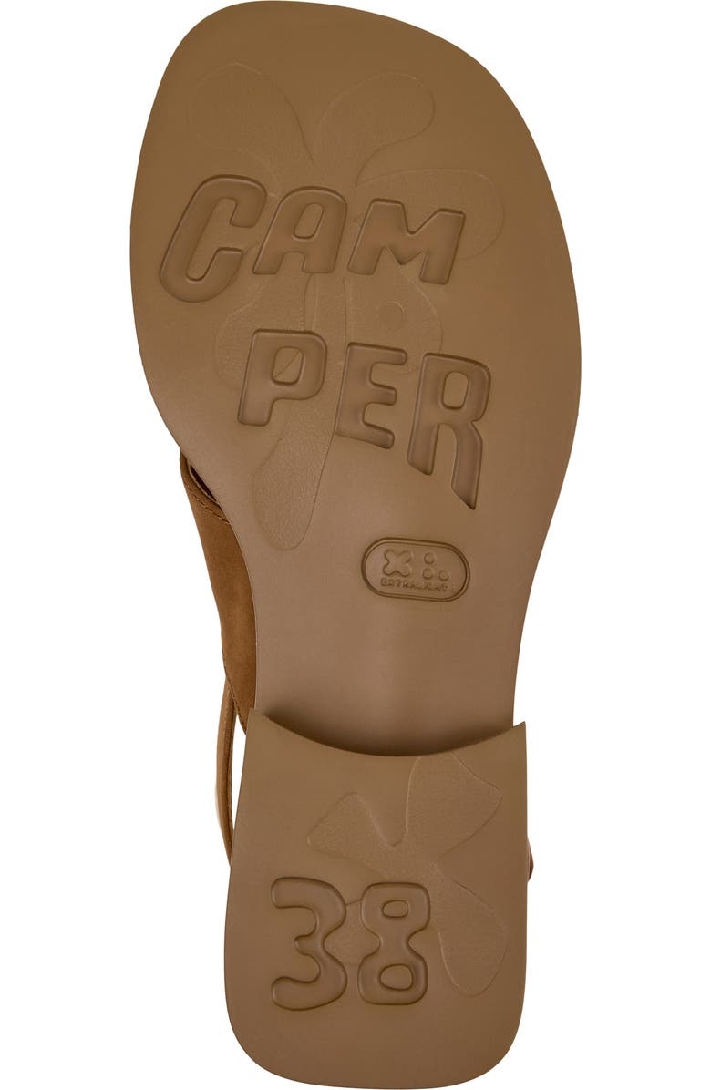 Camper Dana X-Strap Sandal, Alternate, color, Medium Brown