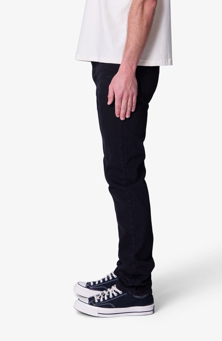 mnml Slim Fit Jeans, Alternate, color, Black