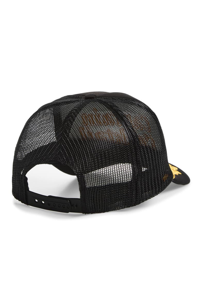 Captain Cocktail Snapback Trucker Hat, Alternate, color, CAPTAIN BLK/ GLD