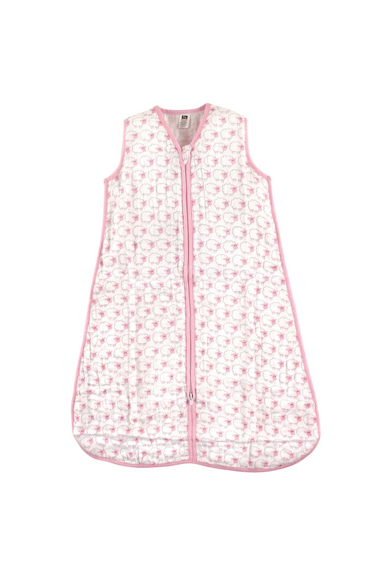 Muslin Cotton Sleeveless Wearable Sleeping Bag, Sack, Blanket, Main, color, Pink Sheep