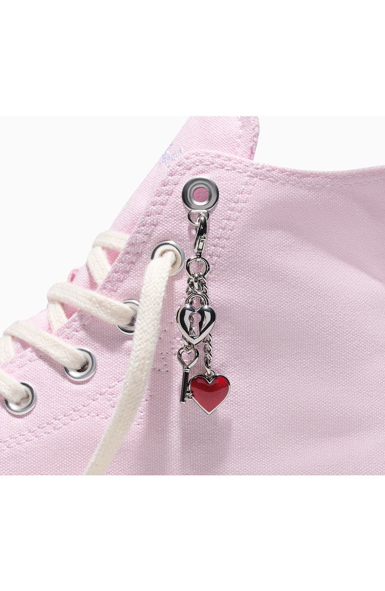 Converse Chuck Taylor All Star Hearts Canvas High Top Sneaker, Alternate, color, New Found Bloom/Egret