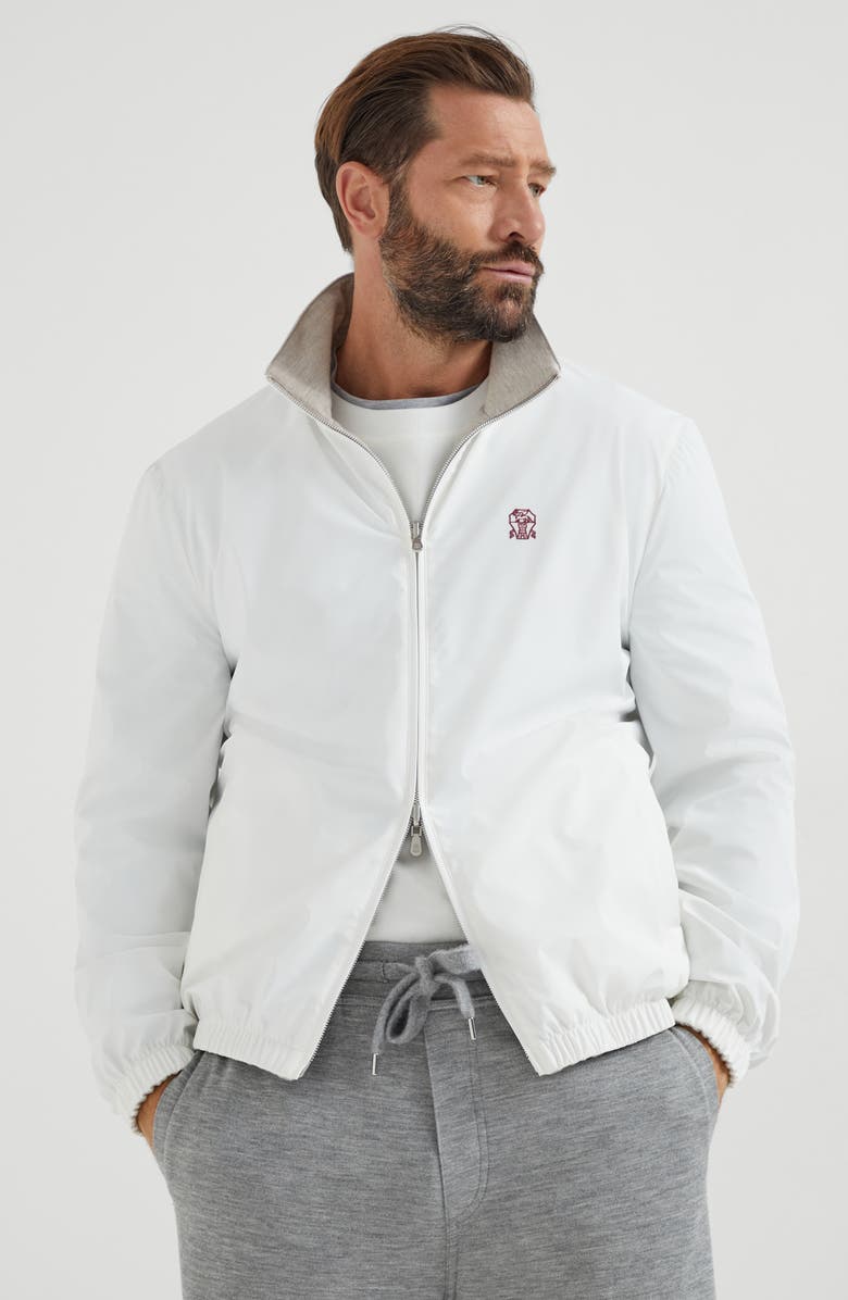 Brunello Cucinelli Reversible jacket, Alternate, color, Navy Blue