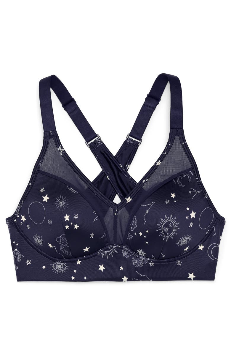 Adore Me Ariza Medium-Impact Sports Bra, Alternate, color, Novelty Blue