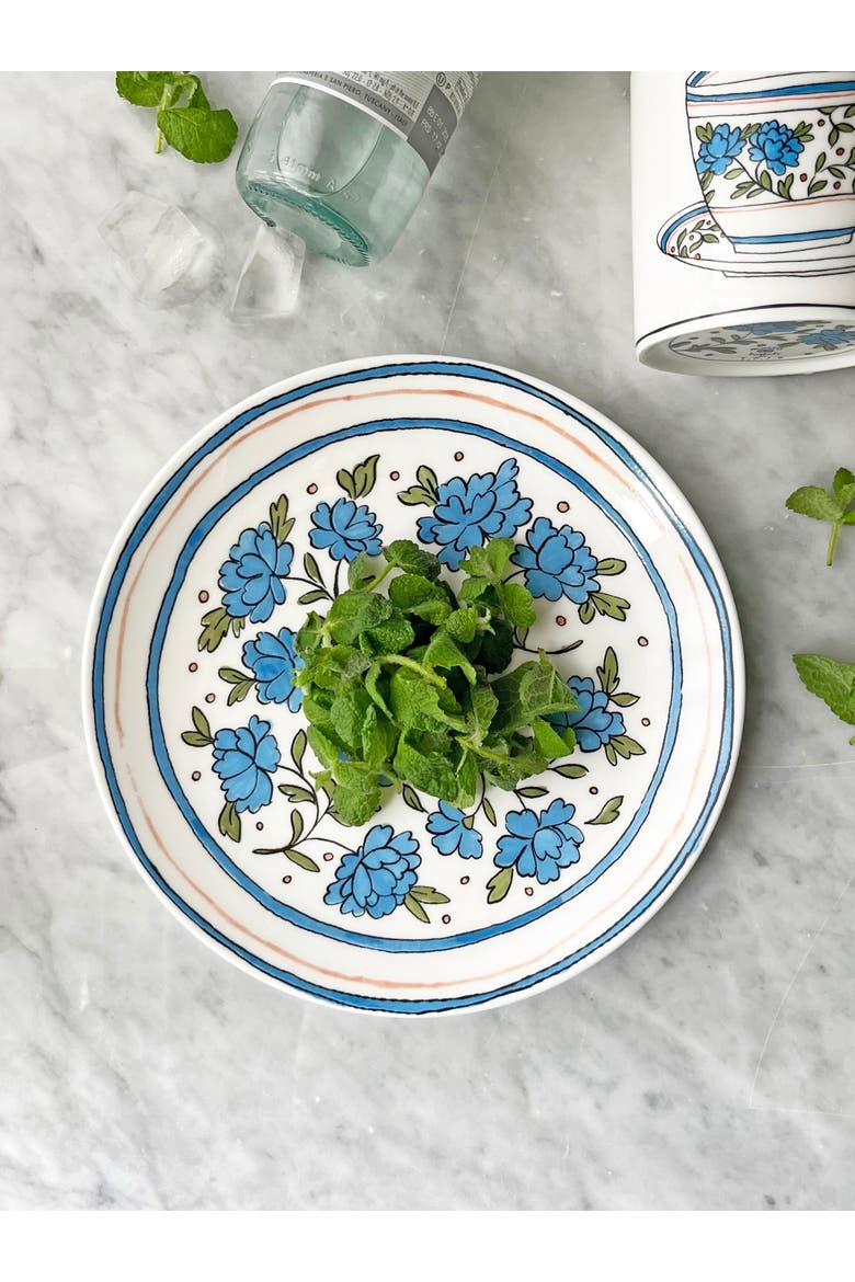 Heritage Bachelor Button Salad Plate, Alternate, color, Multi