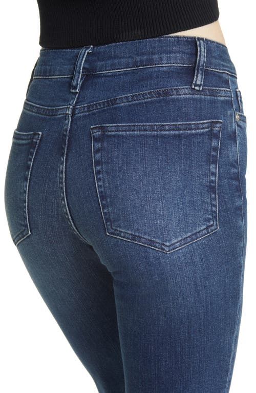 Frame Women's Le Easy High-rise Stretch Flared Crop Jeans In Thunderstorm