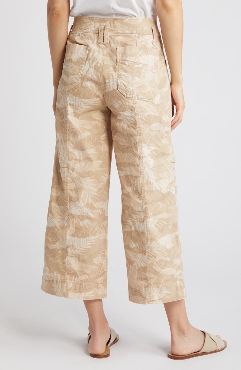 Wit & Wisdom 'Ab'Solution Skyrise Camo Crop Wide Leg Pants, Alternate, color,