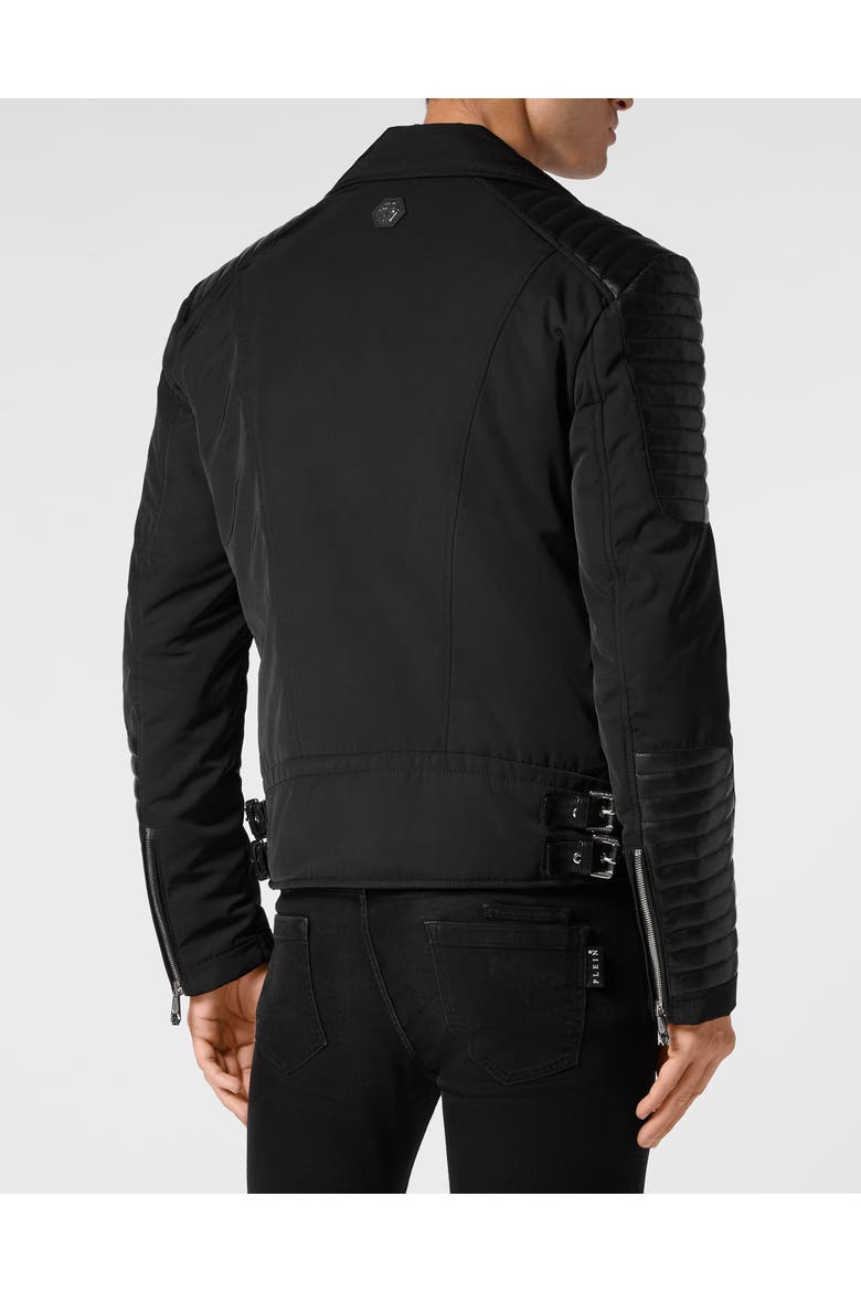 Biker Jacket Men, Alternate, color, black