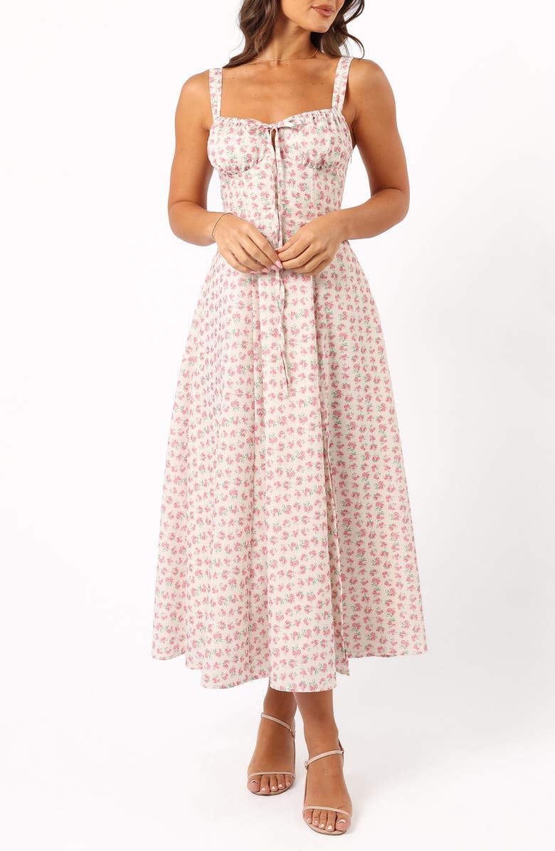 Petal & Pup Elodie Floral Midi Sundress, Main, color, 