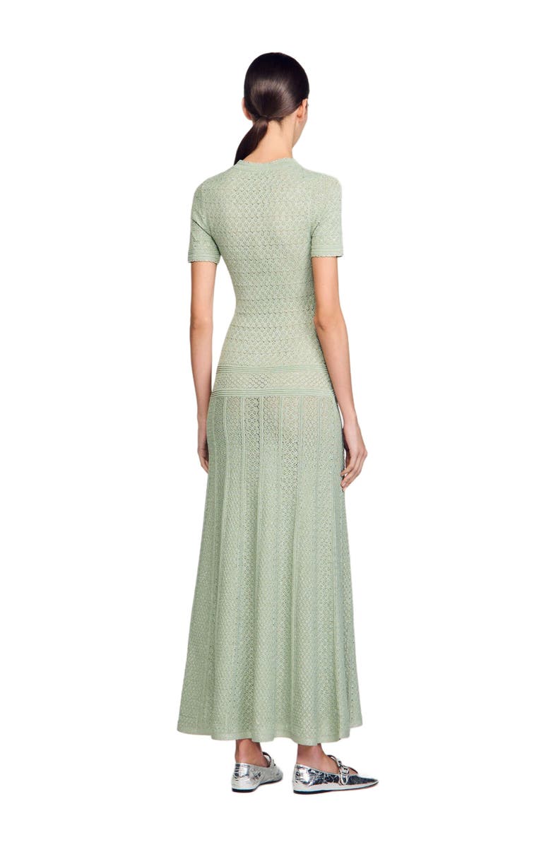 SANDRO Knit maxi dress, Alternate, color,