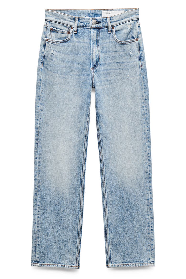 Harlow Mid Rise Ankle Straight Leg Jeans, Alternate, color, LOU