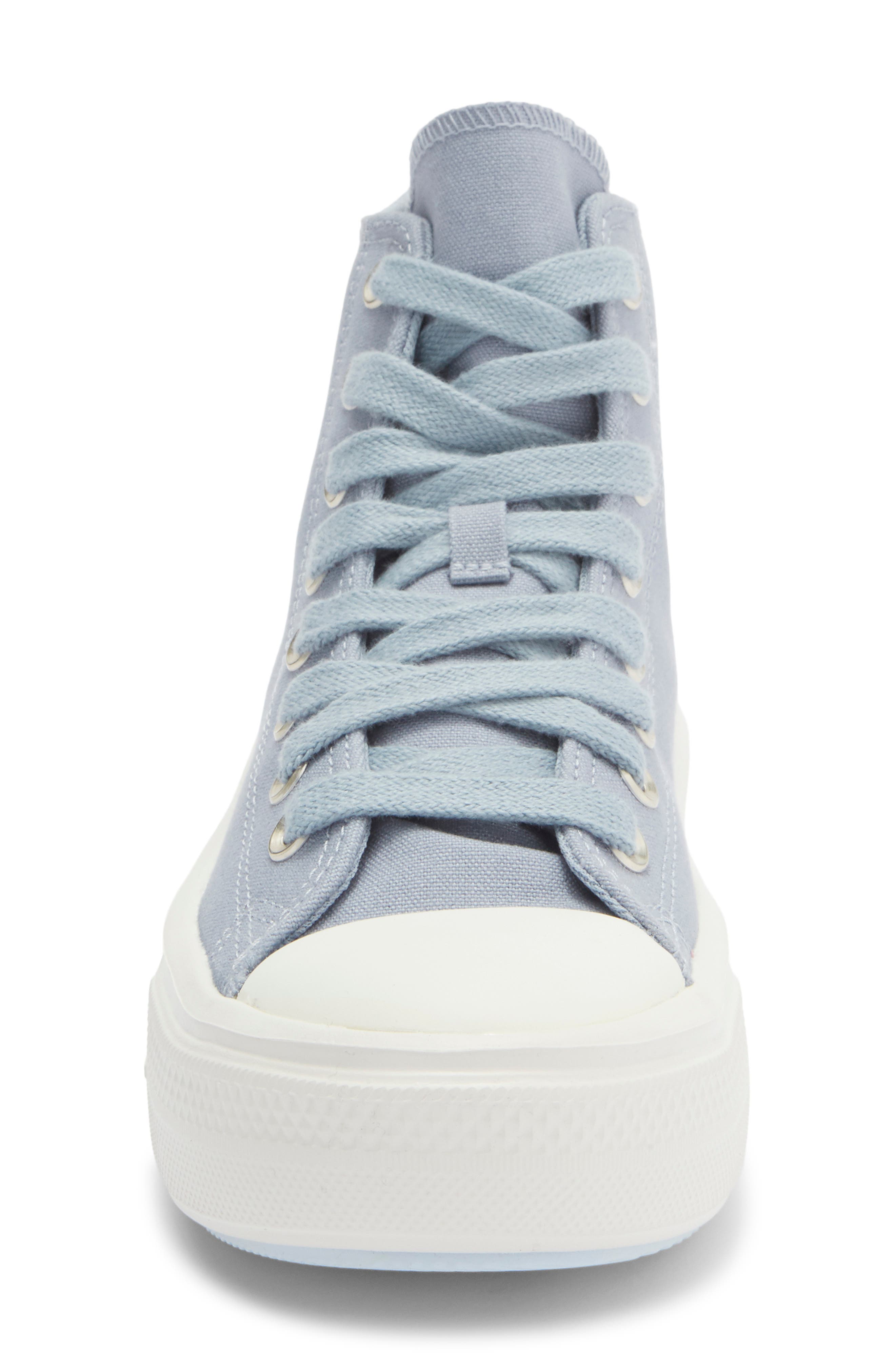 Converse Chuck Taylor<sup>®</sup> All Star<sup>®</sup> Move High Top Platform Sneaker, Alternate, color, Wet Stone/ Wet Stone