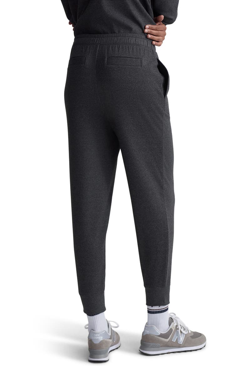 Brushed Slim Joggers, Alternate, color, BLACK MARL
