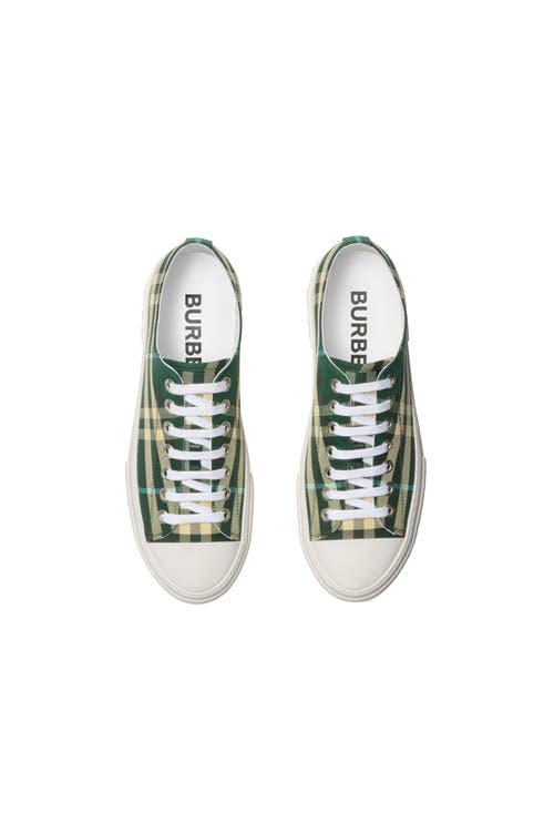 Burberry Check Nylon Blend Sneakers