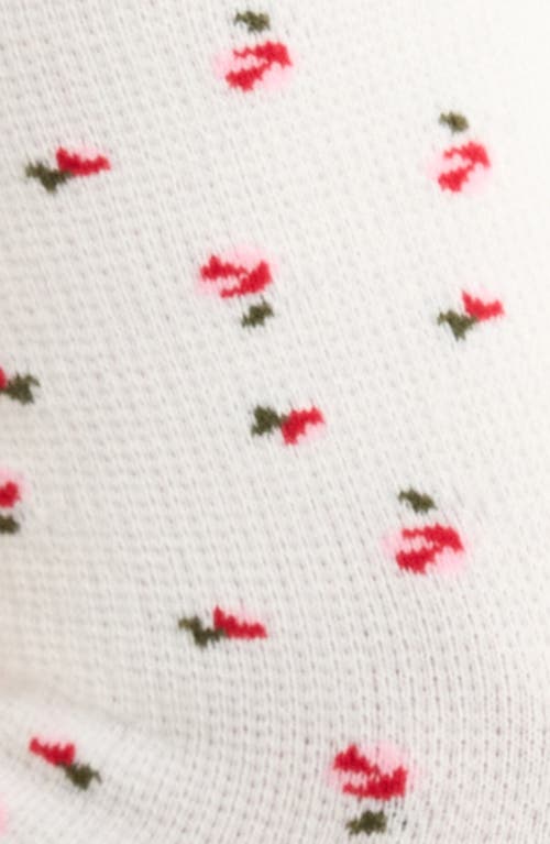 Casa Clara Penny Ruffle Crew Socks In Pattern
