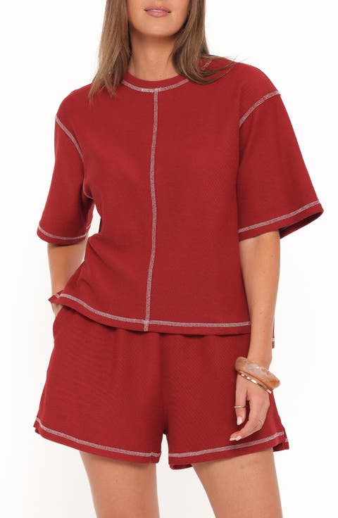 Melody Knit T-Shirt & Shorts Set