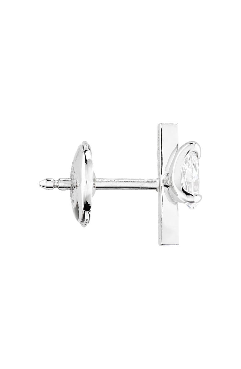 REPOSSI Serti sur Vide Diamond Single Stud Earring, Alternate, color, White Gold