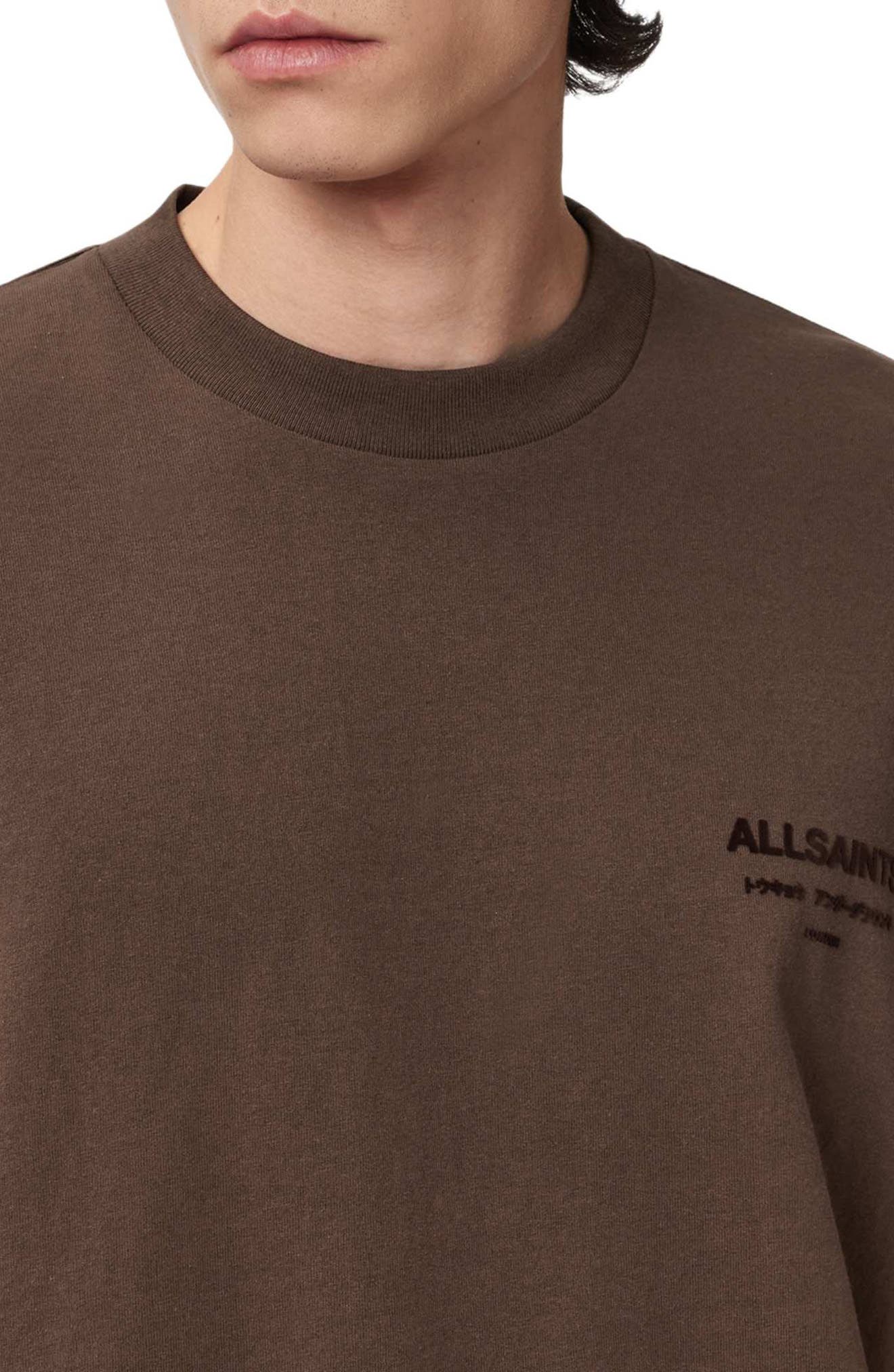 Мужские AllSaints Xander Crewneck T-Shirt — фото 7