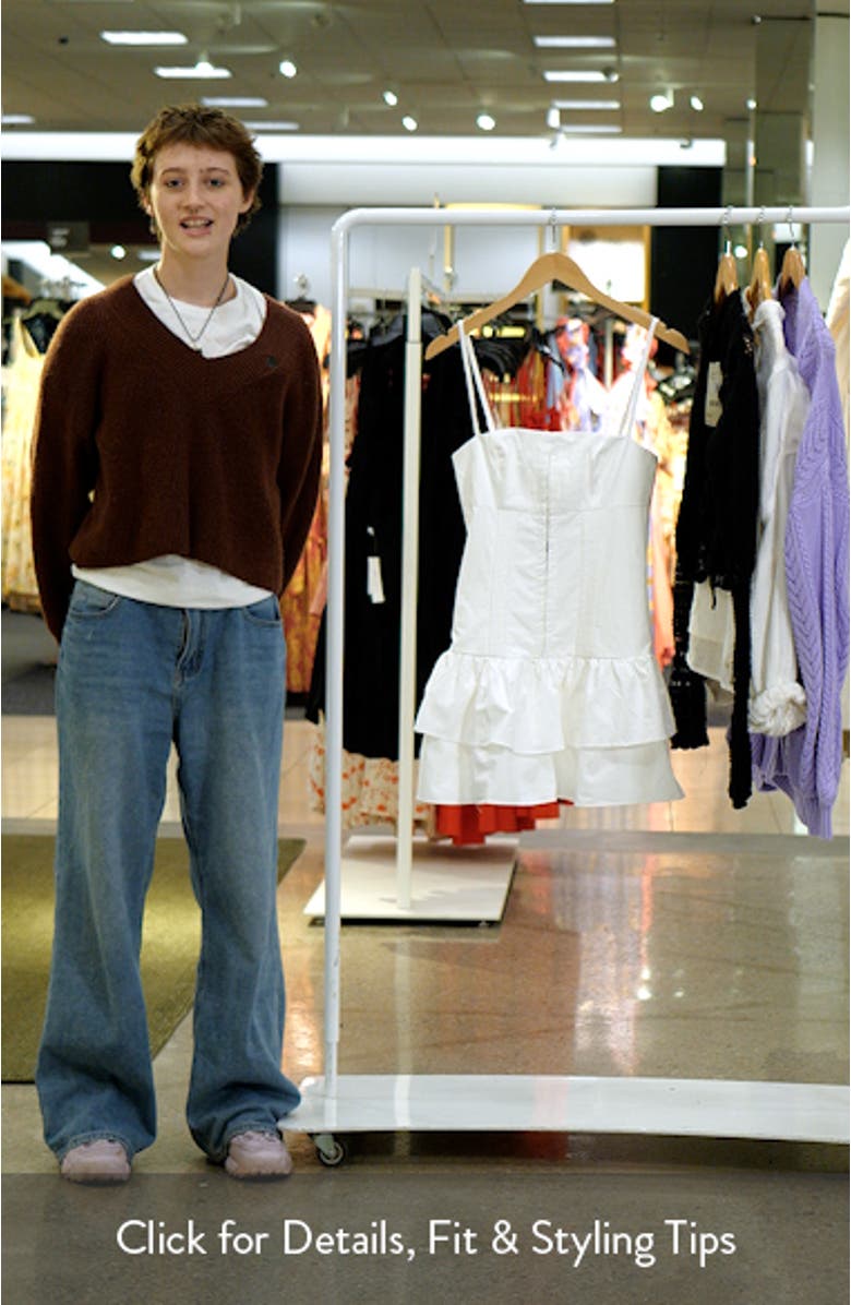 Jazzmin Ruffle Minidress, sales video thumbnail