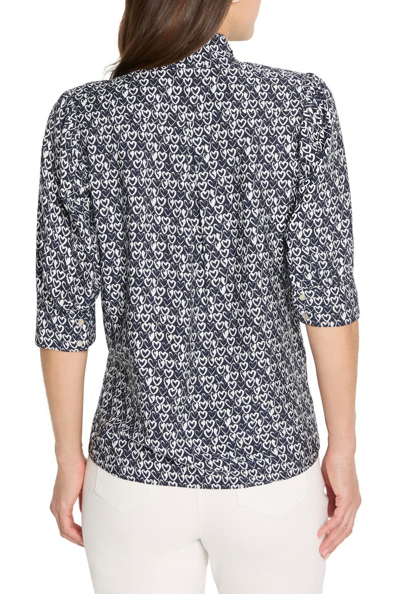 Etched Hearts Shirt, Alternate, color, INDIGO MULTI