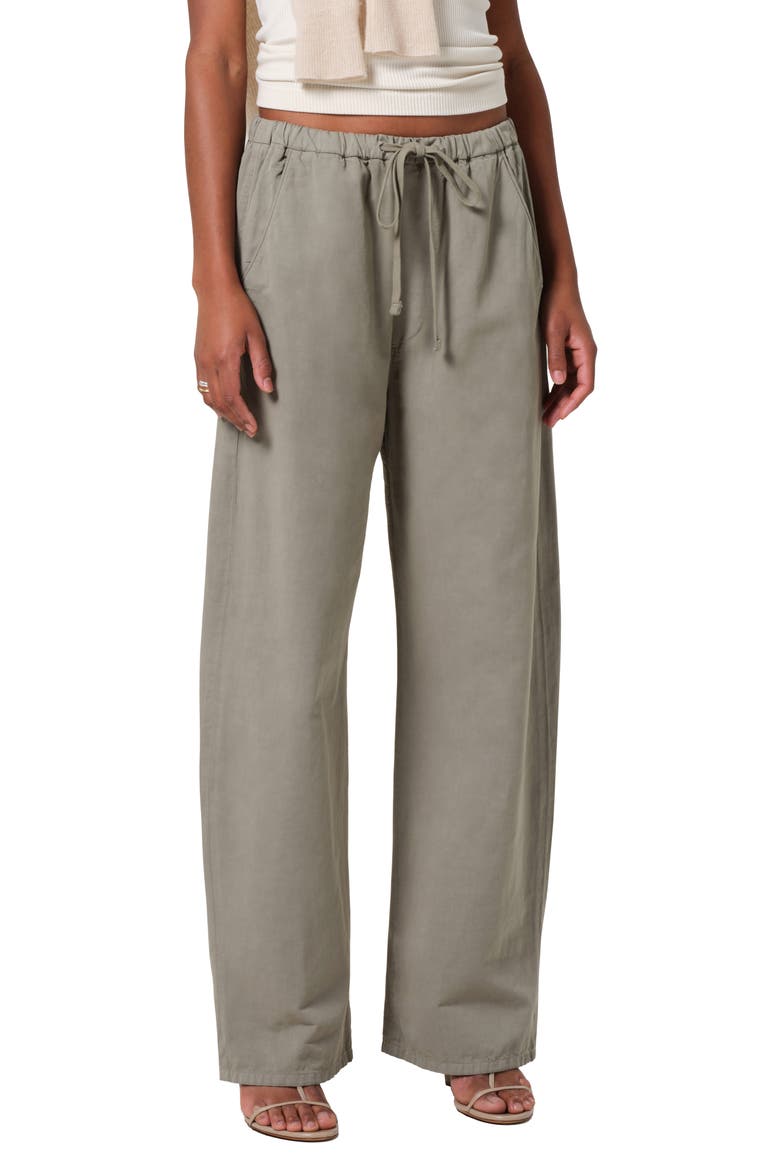 Aurora Pull-On Cotton & Hemp Pants, Main, color, NOVA