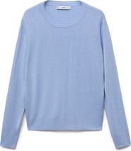 MANGO Fine Knit Crewneck Sweater