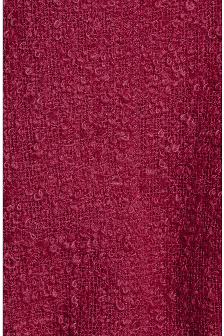 Flare Hem Tweed Skirt, Alternate, color, RASPBERRY