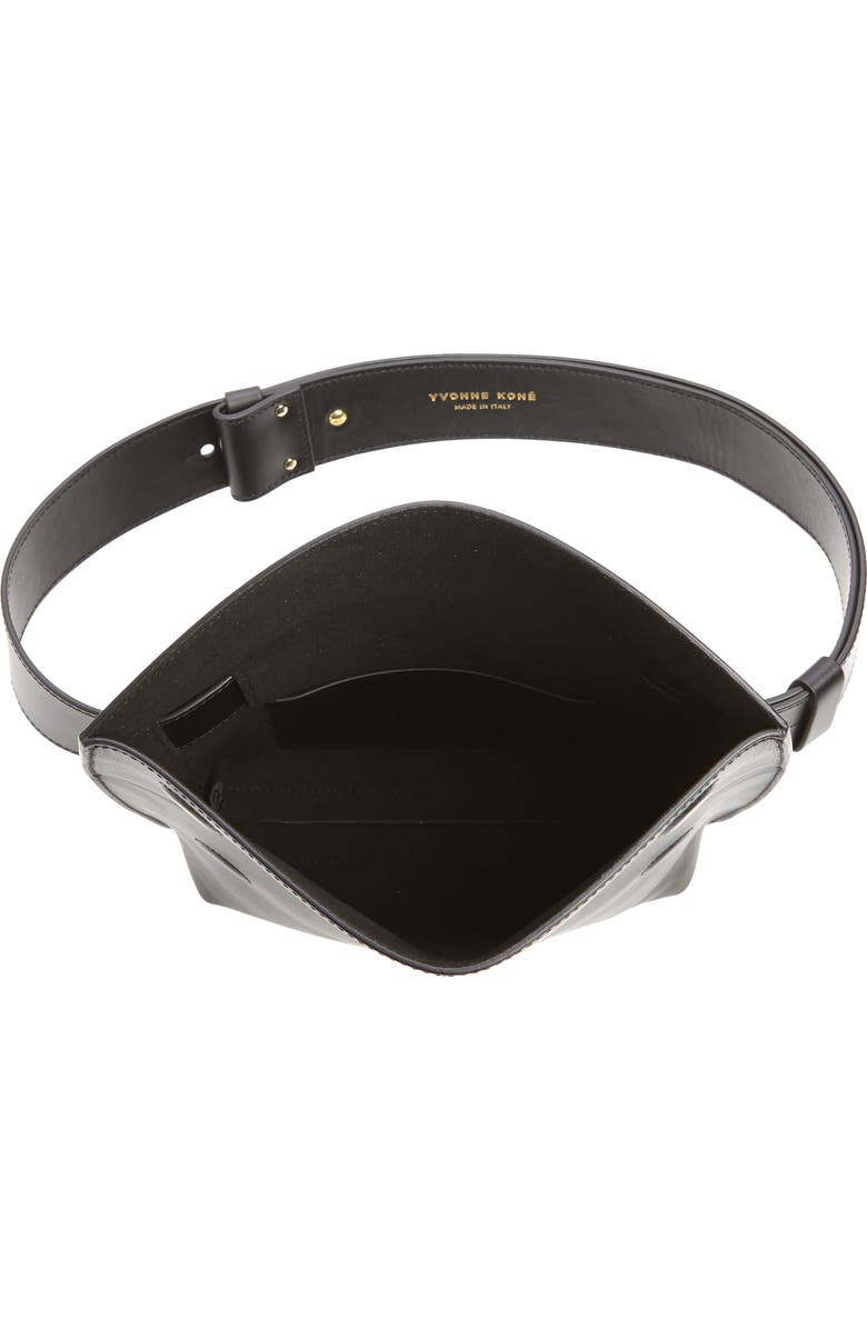 Yvonne Koné Large Yari Leather Belt Bag, Alternate, color,