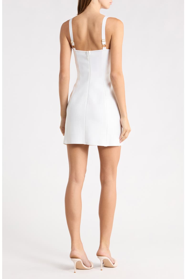 Opline Floral Minidress, Alternate, color, WHITE