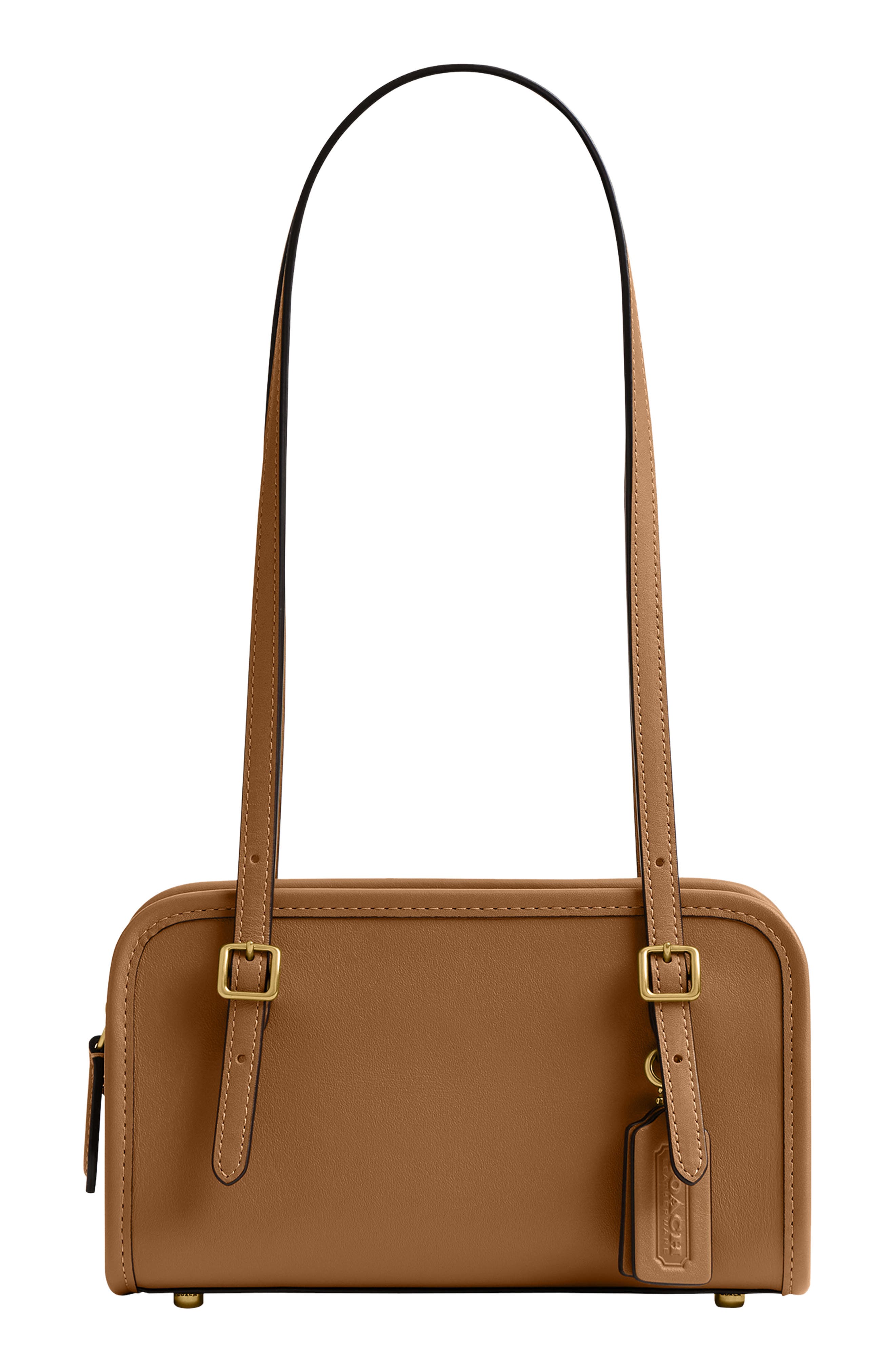 COACH Swing Zip 20 Bag, Main, color, Honey Brown