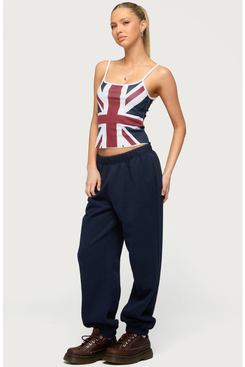 Clark Oversize Sweatpants, Alternate, color, NAVY