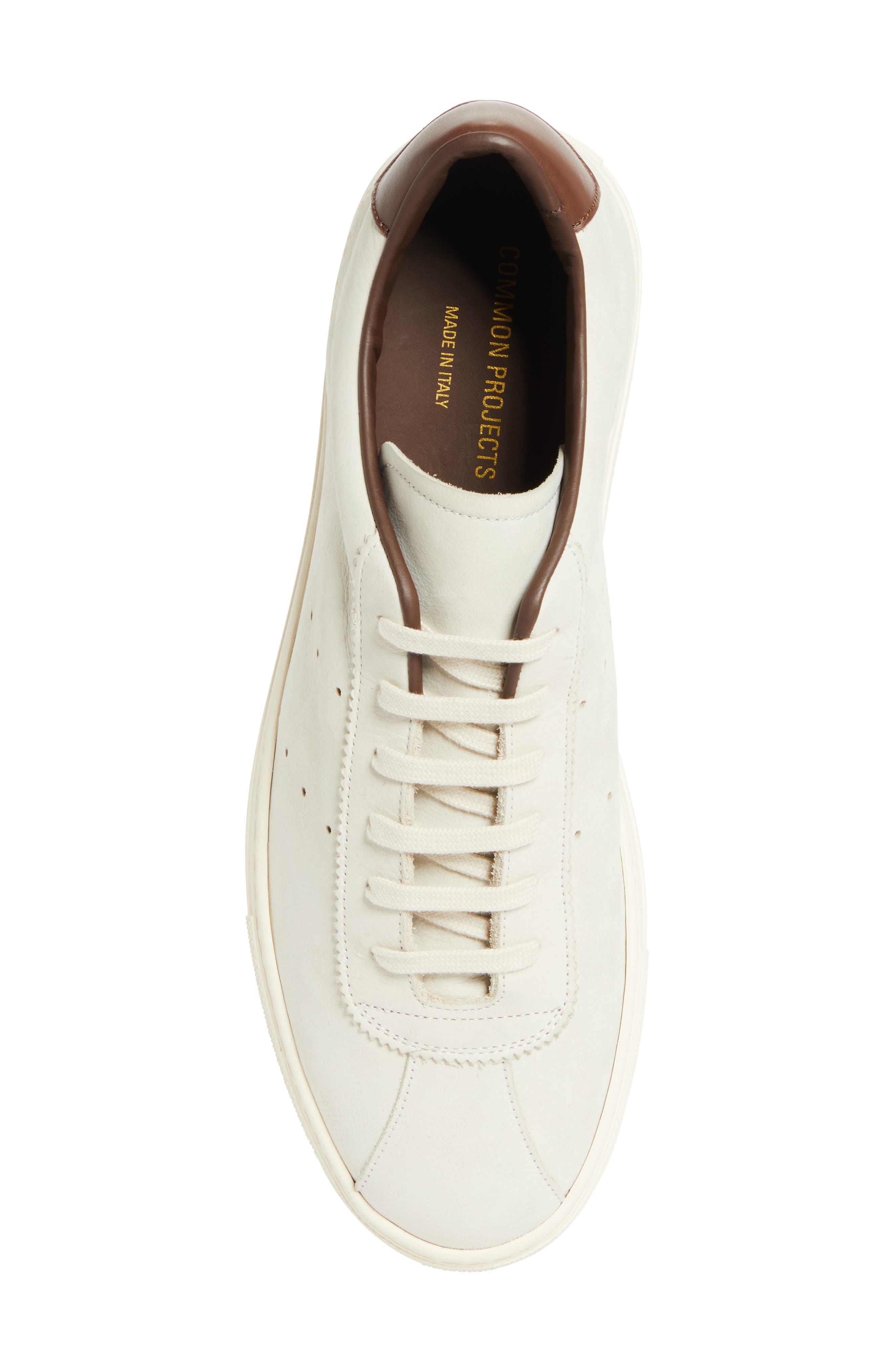 Common Projects Tennis 24 Nubuck Sneaker, Alternate, color, Off White